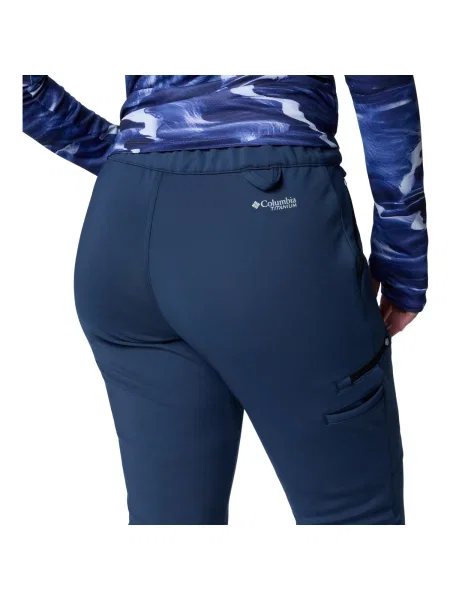 Vestă Columbia cu talie înaltă softshell albastru