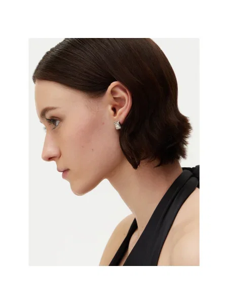 Обеци Guess сребристо