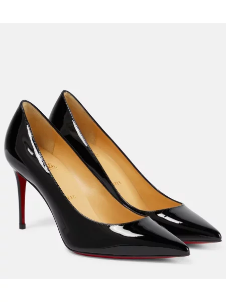 Pantofi cu toc Christian Louboutin din piele de lac