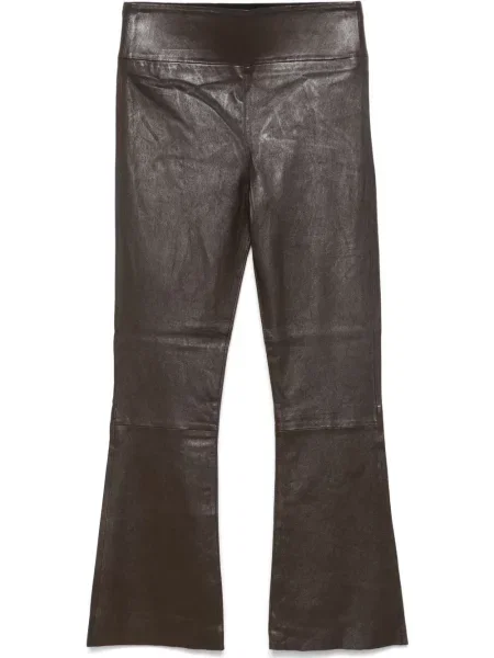 Pantaloni Sprwmn din piele maro