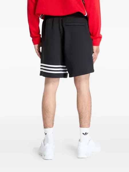 Papuci de casă Adidas cu autograf cu dungi roz