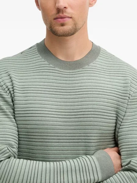 Pulover Armani Exchange cu dungi verde