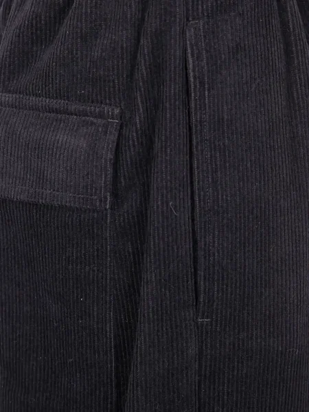 Pantaloni Rick Owens de catifea cord cu cordon negru