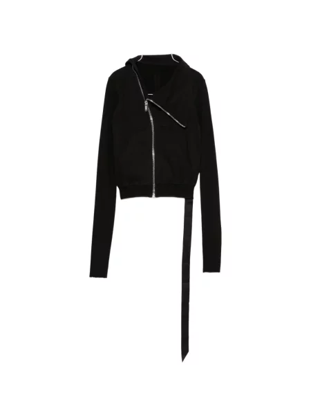 Hanorac cu fermoar Rick Owens Drkshdw asimetric negru