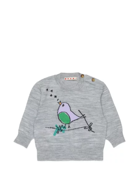 Sweter dziecięcy Marni szary