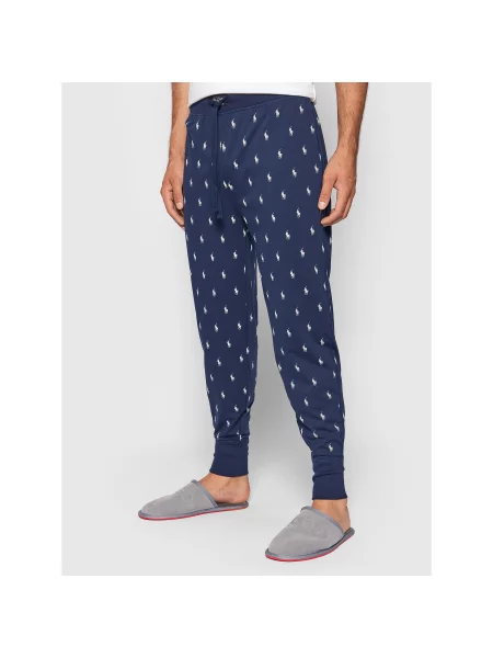 Polo Ralph Lauren Spodnji del pižame mornarska / bela modra