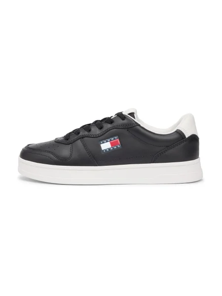 Teniși Tommy Jeans cu toc jos alb