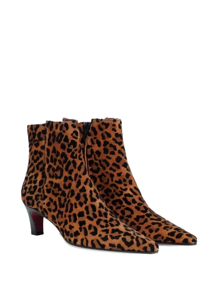 Botine Roberto Festa cu imagine cu model leopard maro