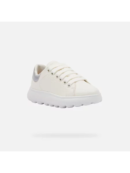 Geox Sneakersy J Puffypop S biela