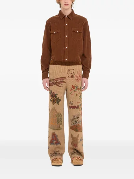 Pantaloni Alanui cu imagine