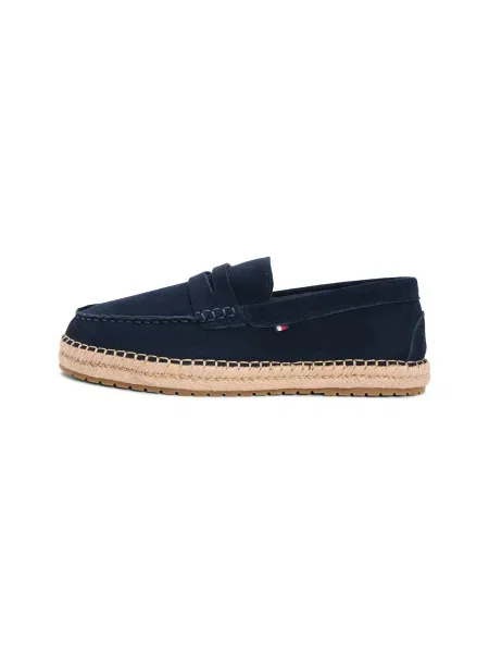 TOMMY HILFIGER Espadrile temno modra