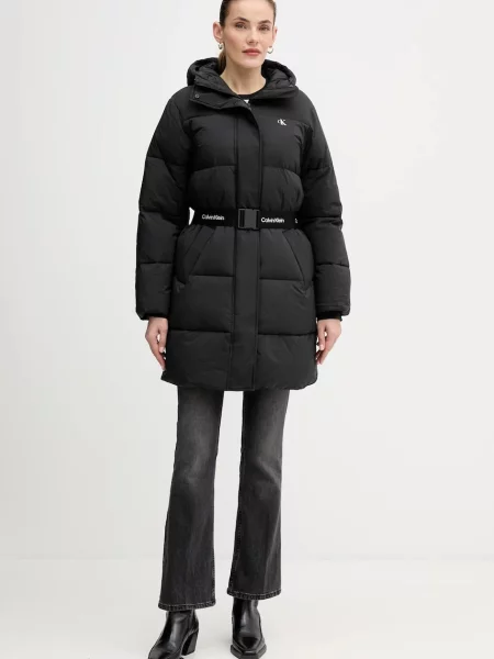 Geacă de blugi Calvin Klein Jeans negru