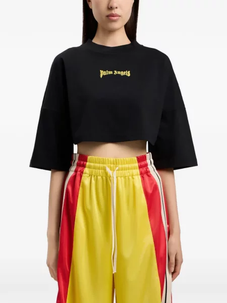 Tricou grafic Palm Angels cu imagine negru