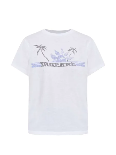 Tricou Isabel Marant cu imagine alb