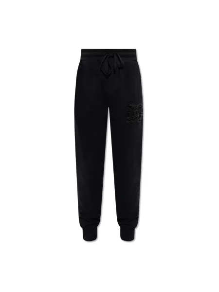 Spodnie dresowe Dolce And Gabbana z logo czarne