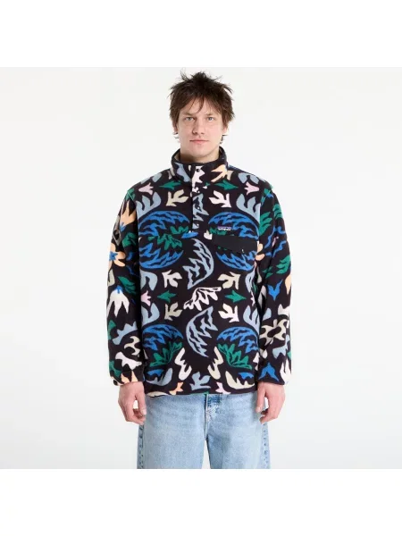 Суитшърт Patagonia M's Lightweight Synchilla® Snap-T® Fleece Pullover Kaledio/ Black L черно