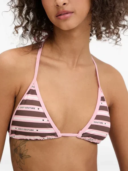 Bikini Juicy Couture cu imagine maro