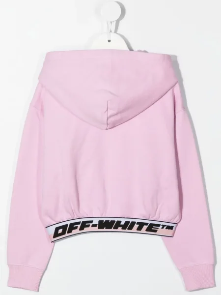 Bluza z kapturem dziecięca Off-white biała