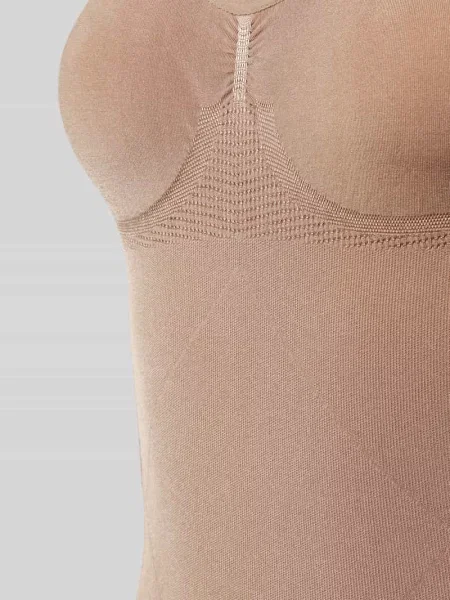 Body z bezszwowej tkaniny z efektem modelującym Magic Bodyfashion brązowy