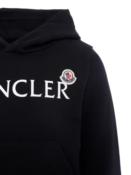 Bluza z kapturem dziecięca Moncler Enfant czarna