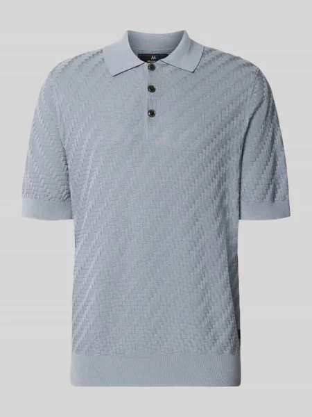 Koszulka polo o kroju regular fit z czystej bawełny w imitacji dzianiny Matinique