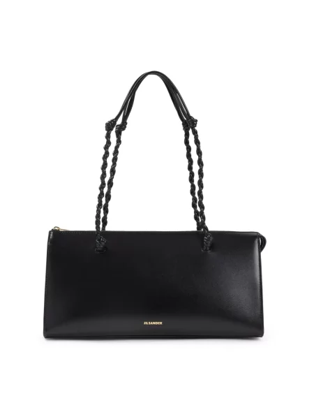 Torebka Jil Sander skórzana czarna