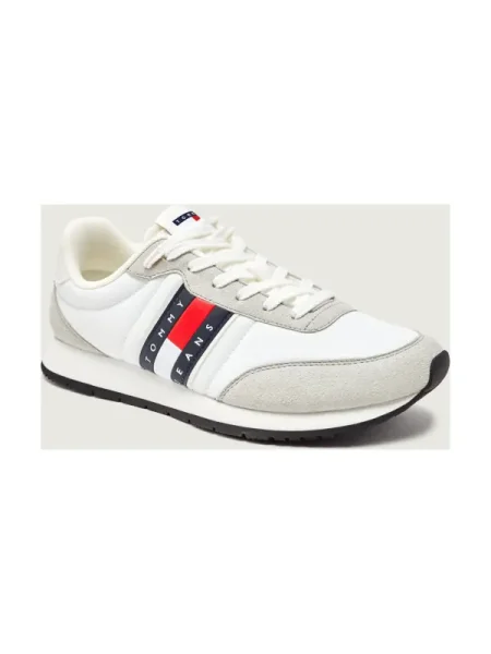 Tommy Jeans Rövid szárú sportcipők CLASSIC világosszürke / piros / fekete / fehér kék