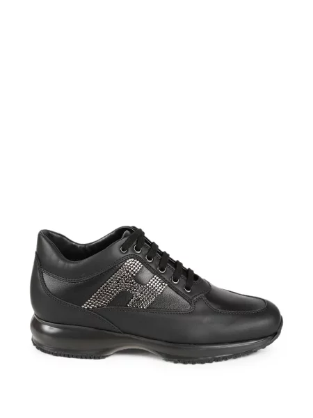 Sneakerși Hogan din piele negru