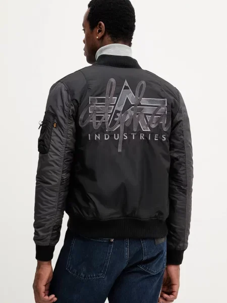 Bomber bunda Alpha Industries přechodná černá