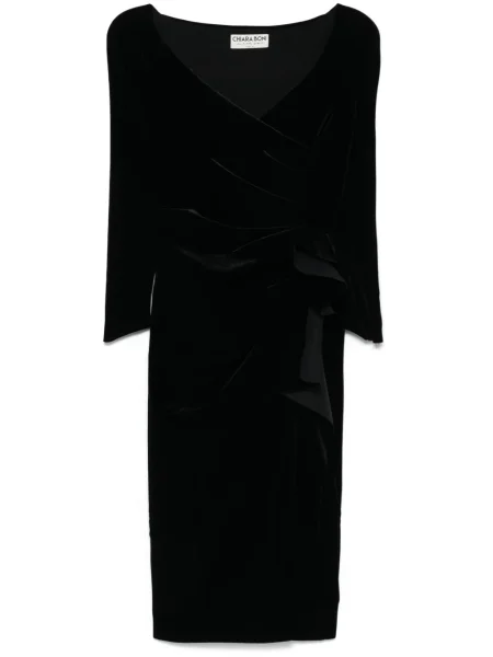 Sukienka midi Chiara Boni La Petite Robe do kolan garniturowa czarna