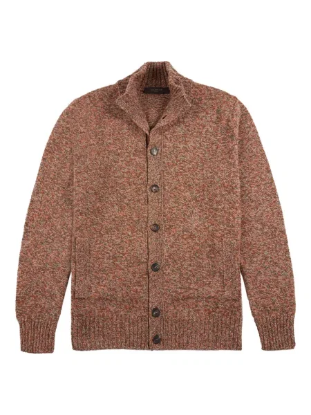 Cardigan Zanone de lână maro