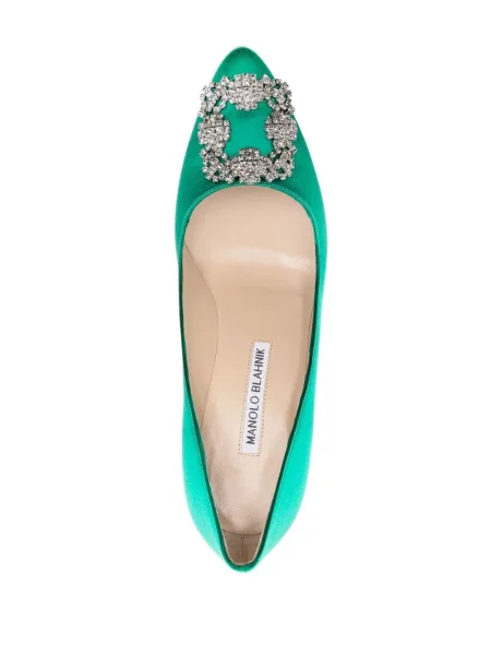 Salonke Manolo Blahnik zelena