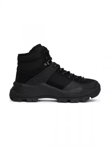 Tommy Jeans De piele ghete de trekking Urban hibryd negru
