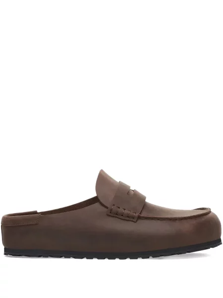 Papuci tip mules Birkenstock maro