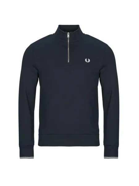 Mikina Fred Perry na polovičný zips modrá