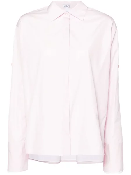 Cămașă Loewe din poplin roz