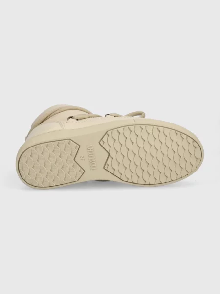 Кожаные сапоги Inuikii бежевые