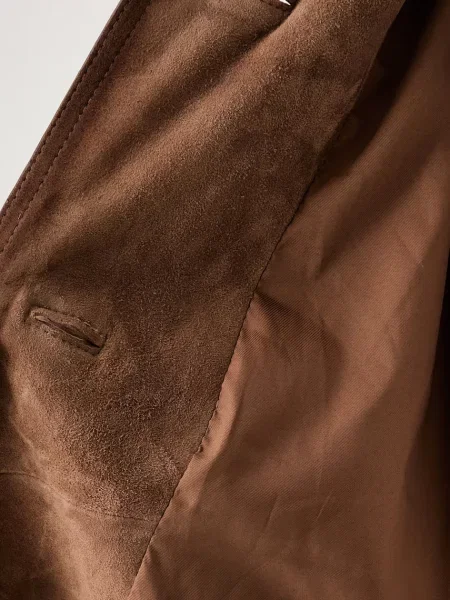 Замшевое пальто Pedro Del Hierro