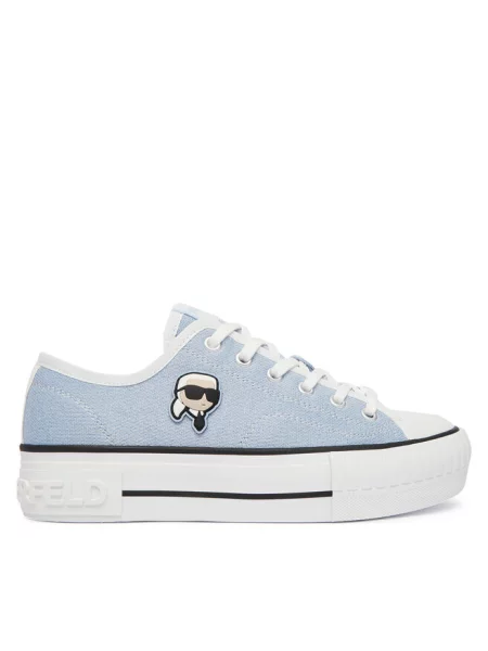 Trampki KARL LAGERFELD niebieskie