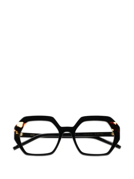 Ochelari de soare Kaleos cu imprimeu geometric negru