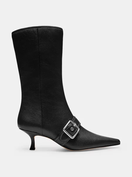 Coach cizme pentru femei din piele Margot Boot negru