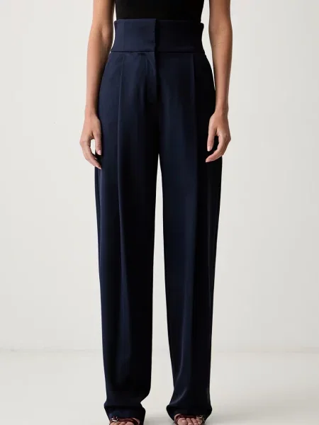 Pantaloni Elisabetta Franchi de lână