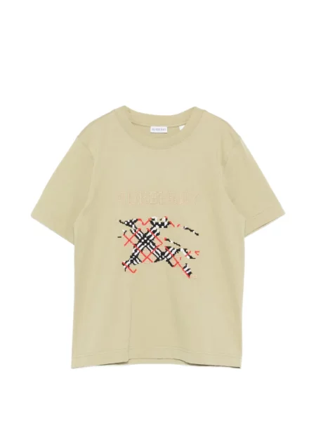 Majica Burberry s vezom zelena