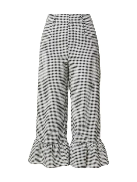 KAVAZI Pantaloni negru alb