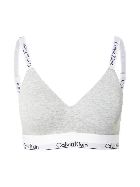 Calvin Klein Underwear Sutien gri deschis / negru alb