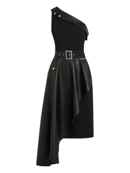 Rochie Karl Lagerfeld cu un umăr gol de costum negru