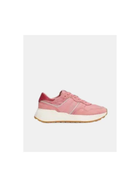 Tommy Jeans Rövid szárú sportcipők CLEATED RUNNER világosszürke rózsaszín