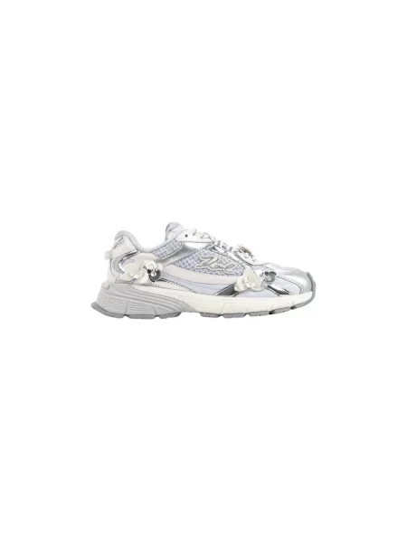 Sneakersy Karl Lagerfeld skórzane szare