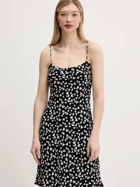 Abercrombie & Fitch rochie mini drept negru