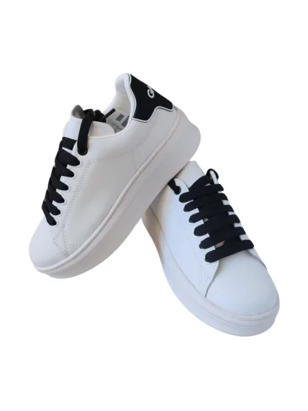 Sneakersy Gaëlle Paris skórzane szare